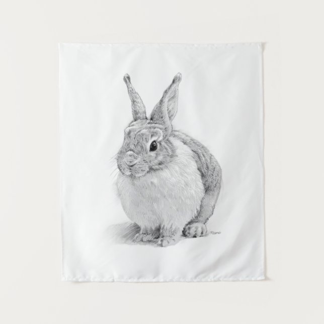 Rabbit Day Tapestry (Front)