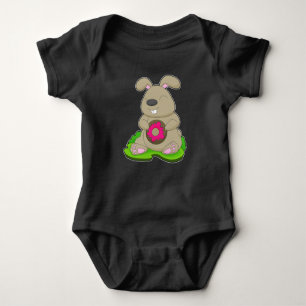 Rabbit Donut Baby Bodysuit