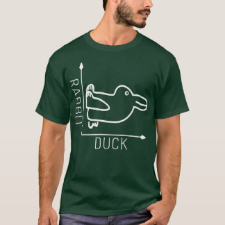 Rabbit Duck Illusion Math Graph Drawing Philosoph T-Shirt
