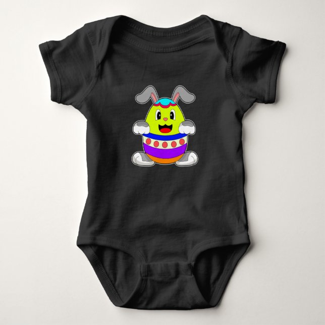 Rabbit Easter Easter egg Costume Baby Bodysuit (Front)