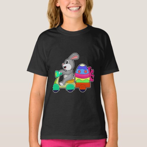 Rabbit Easter Easter egg Delivery service T_Shirt