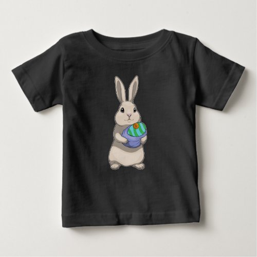 Rabbit Easter Easter egg Pacifier Baby T_Shirt