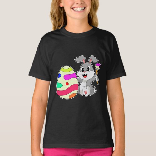 Rabbit Easter Easter egg Painting T_Shirt