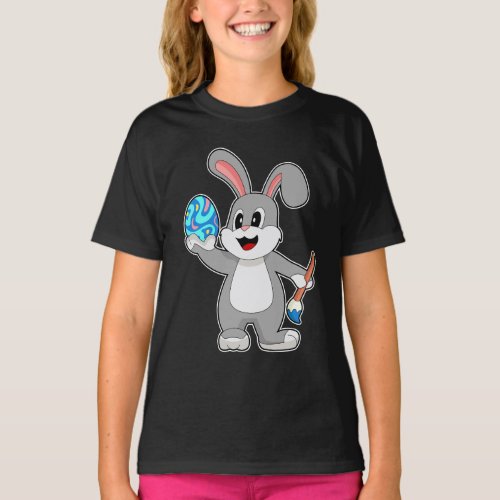 Rabbit Easter Easter egg Painting T_Shirt