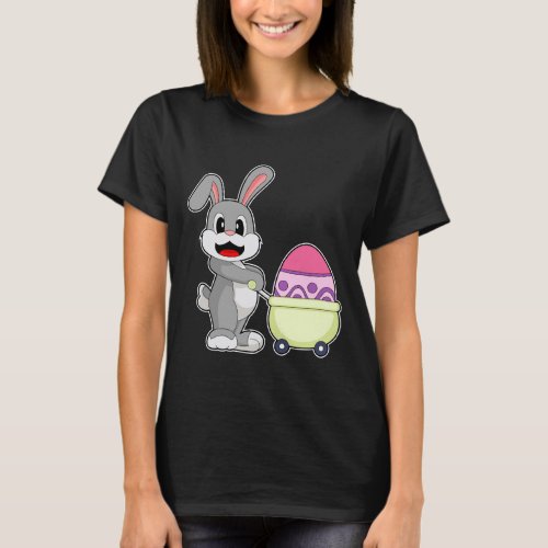 Rabbit Easter Easter egg Shopping T_Shirt