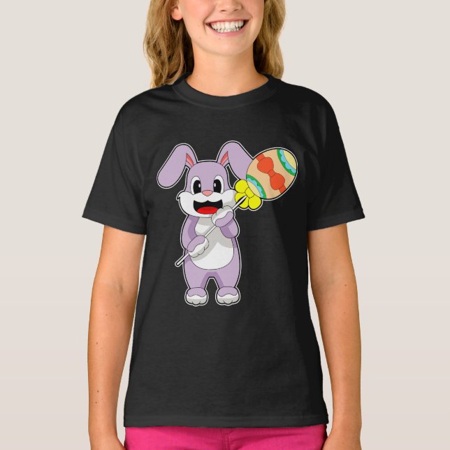 Rabbit Easter Easter egg T-Shirt (Front)