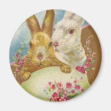 Rabbit Easter Greetings Vintage