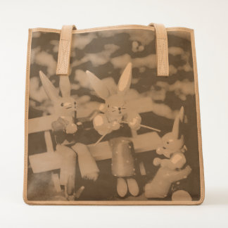 Rabbit Family Easter Tote
