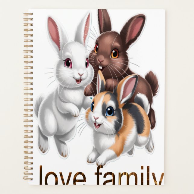 Rabbit family  planner (Front)