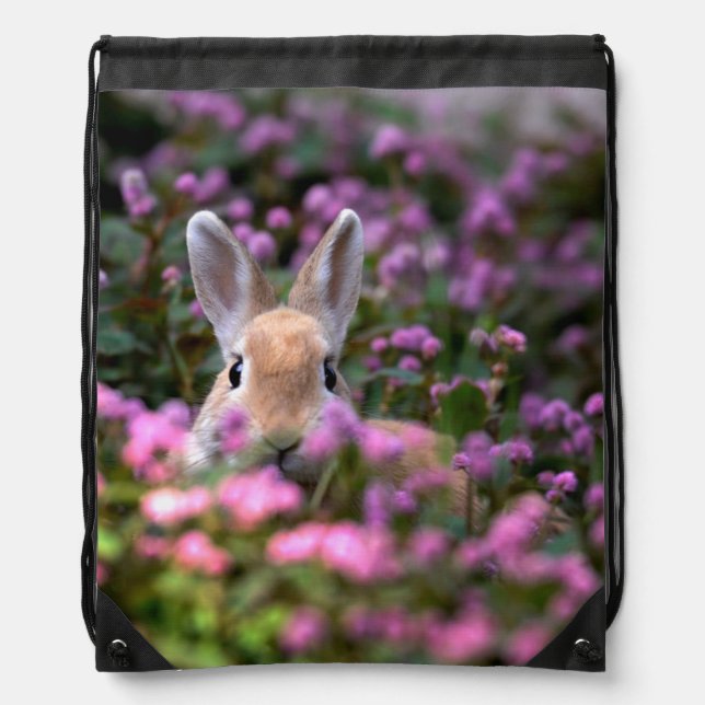 Rabbit farm drawstring bag (Front)