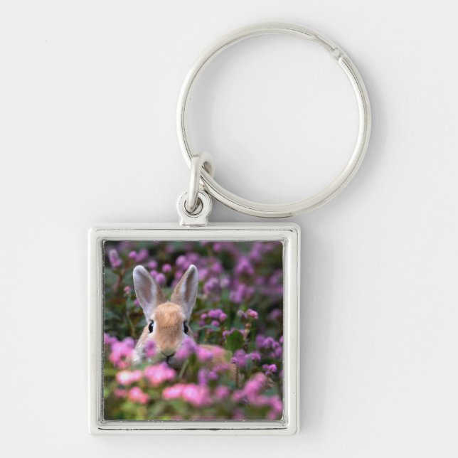 Rabbit farm keychain (Front)