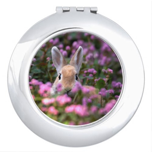 Rabbit farm vanity mirror