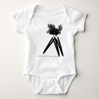 rabbit food baby bodysuit