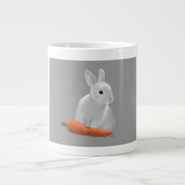 Rabbit Giant Coffee Mug (Front)