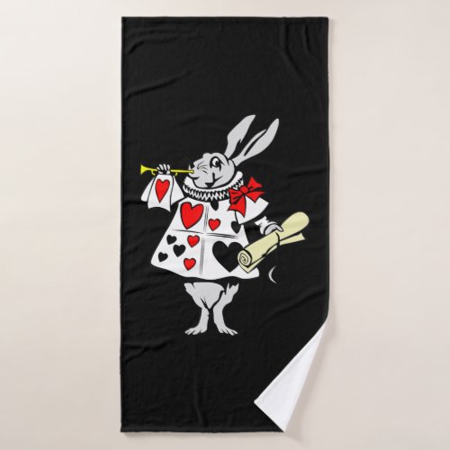 Rabbit Gift  Alice In Wonderland Rabbit Bath Towel