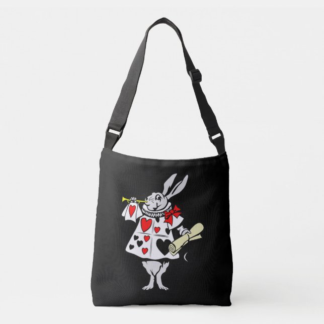 Rabbit Gift | Alice In Wonderland Rabbit Crossbody Bag (Front)