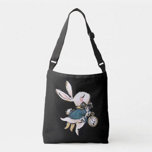 Rabbit Gift  Alice In Wonderland White Rabbit Crossbody Bag
