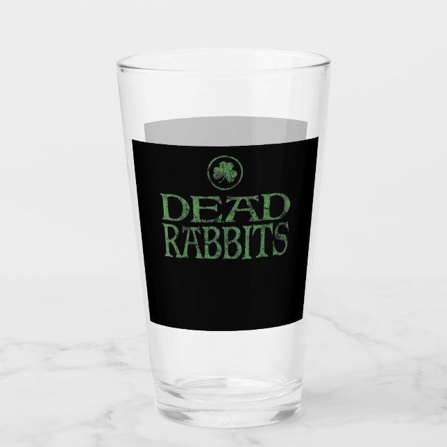 Rabbit Gift | Dead Rabbits Gift Lover Glass (Front)