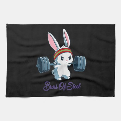 Rabbit Gift  Rabbit Lover Gym Workout Kitchen Towel