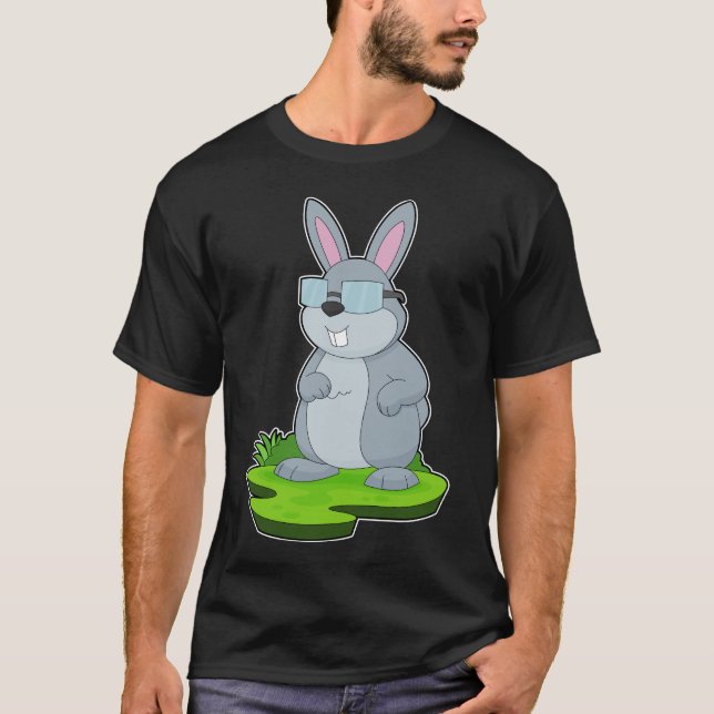 Rabbit Glasses T-Shirt (Front)