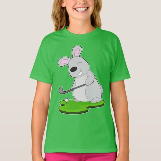 Rabbit Golf Golf clubs T-Shirt (Front)