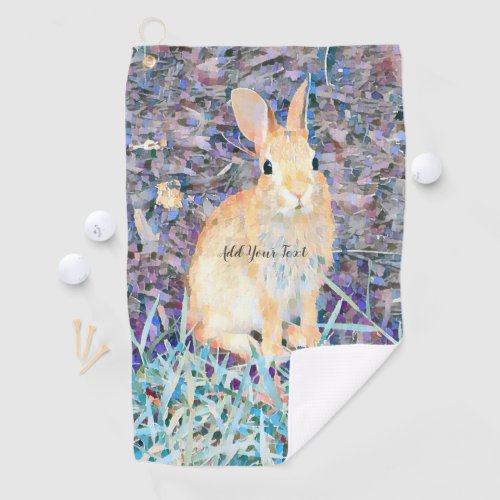 Rabbit  golf towel