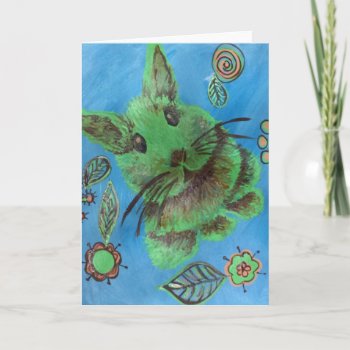 Rabbit Greeting Card by ch_ch_cheerful at Zazzle