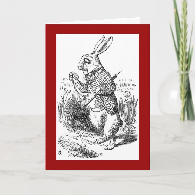 Rabbit Greeting Card (Front)