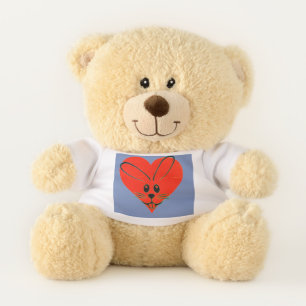 RABBIT HEART I LOVE YOU TEDDY Bear