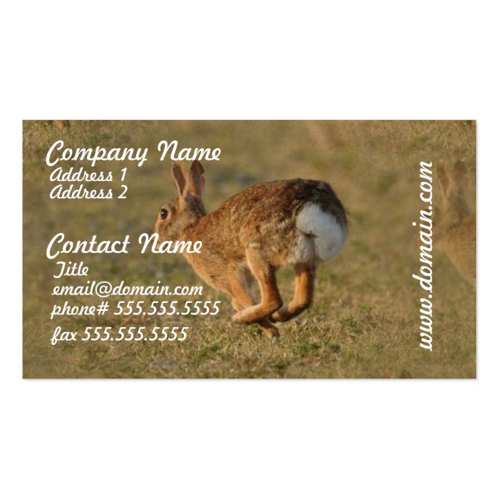 Rabbit Hopping Business Card