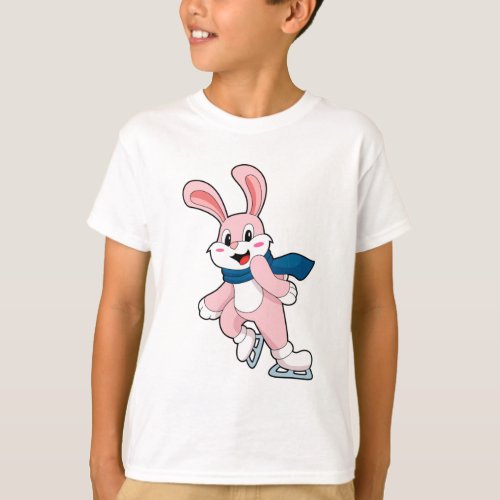 Rabbit Ice skating Ice skates T_Shirt