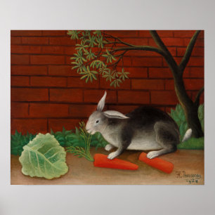 Rabbit Illustration Poster
