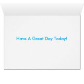Rabbit image for Birthday greeting Card (Inside Horizontal (Bottom))