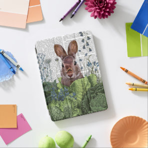 Rabbit in a Cabbage Patch iPad Pro Cover