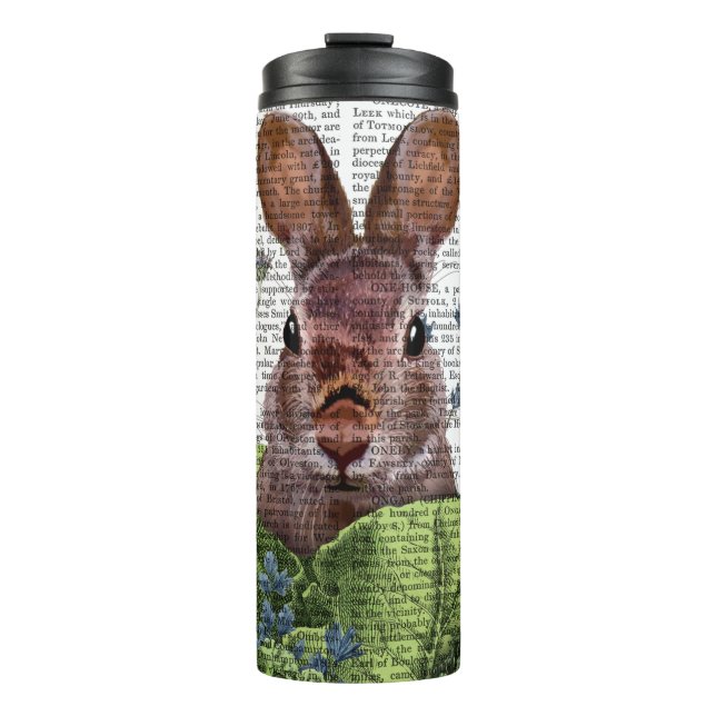 Rabbit in a Cabbage Patch Thermal Tumbler (Front)