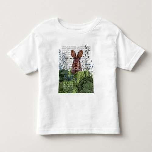 Rabbit in a Cabbage Patch Toddler T_shirt