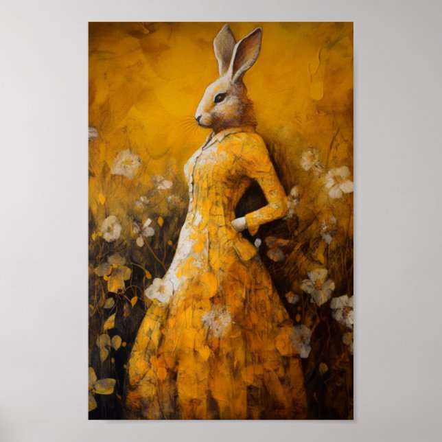 Rabbit in a Yellow Dress Poster (Front)