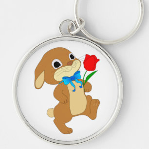 RABBIT IN LOVE KEYCHAIN