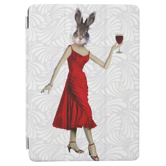 Rabbit in Red Dress 2 iPad Air Cover (Front)