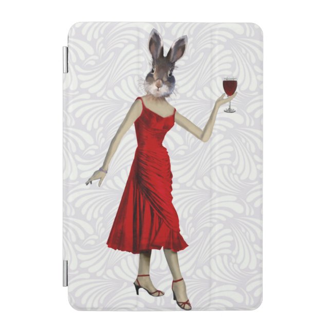 Rabbit in Red Dress 2 iPad Mini Cover (Front)