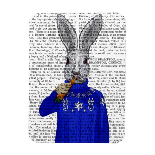 Rabbit In Sweater 2 Magnet (Vertical)