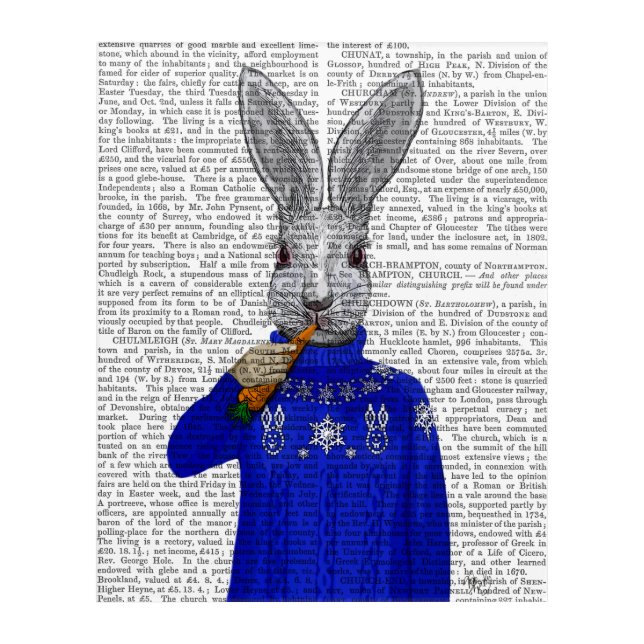 Rabbit In Sweater Acrylic Print (Front)