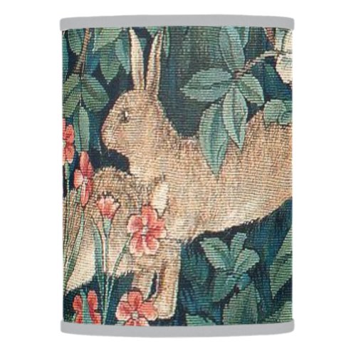 Rabbit In The Forest _ William Morris Lamp Shade