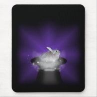Rabbit In the Magic Hat Mouse Pad