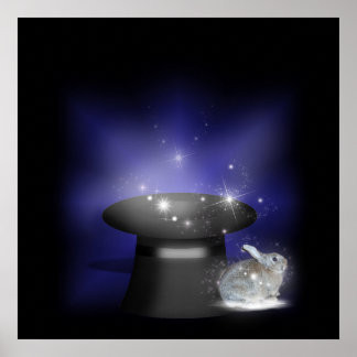Rabbit in the Magic Hat Poster