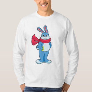 Rabbit in Winter with Scarf T-Shirt