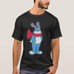 Rabbit in Winter with Scarf T-Shirt