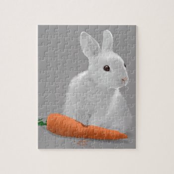 Rabbit Jigsaw Puzzle by buyfranklinsart at Zazzle
