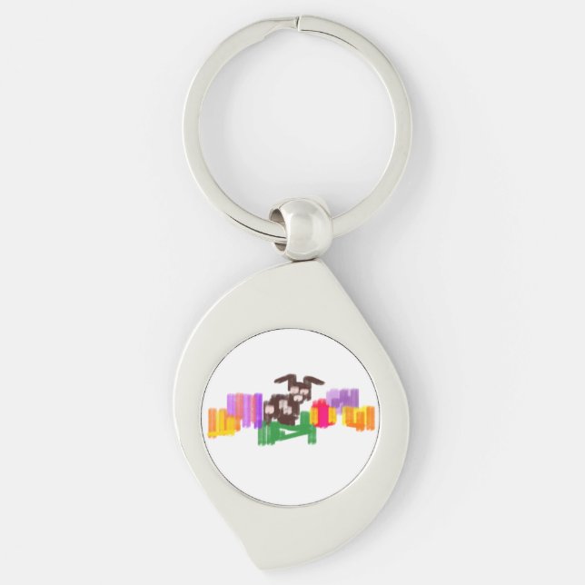 Rabbit joy keychain (Front)