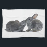 Rabbit Kiss Towel<br><div class="desc">For rabbit lovers</div>
